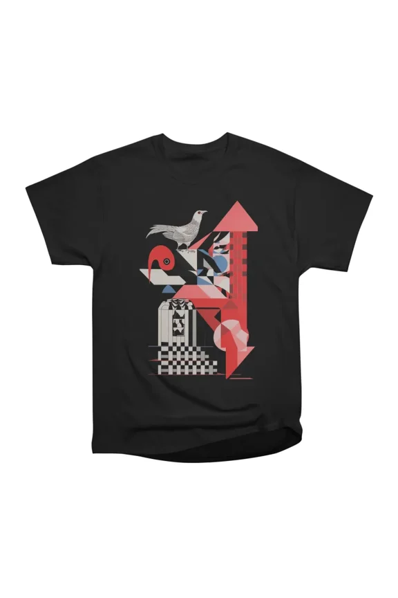 Conceptual Bird House T-Shirt Tee Gift For Him Merch For Her Apparel For Friend