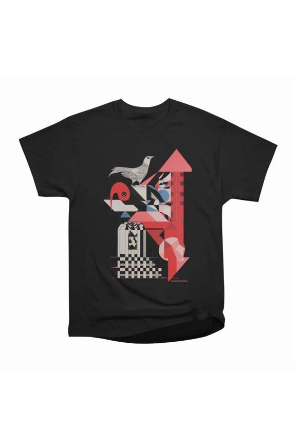 Conceptual Bird House T-Shirt Tee Gift For Him Merch For Her Apparel For Friend