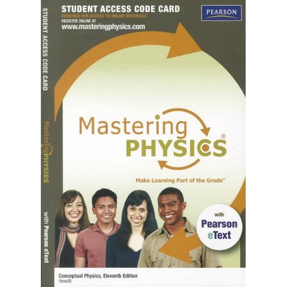 Conceptual Physics MasteringPhysics Printed Access Code Card