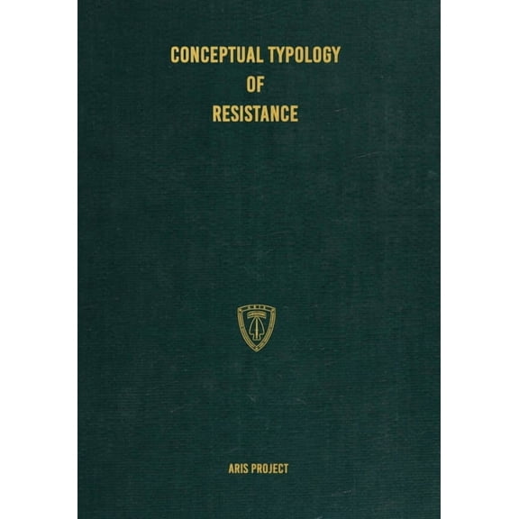 Conceptual Typology of Resistance, (Paperback)