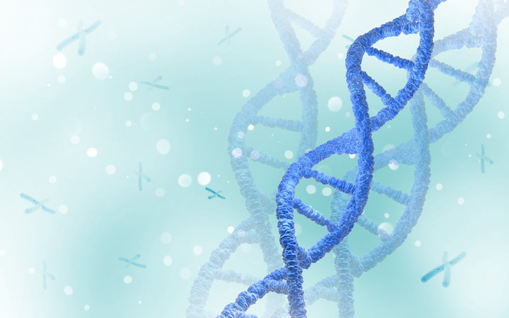 Conceptual image of DNA Canvas Art - Stocktrek Images (36 x 23)