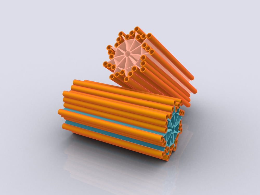 Conceptual image of centrioles Canvas Art - Stocktrek Images (17 x 13)