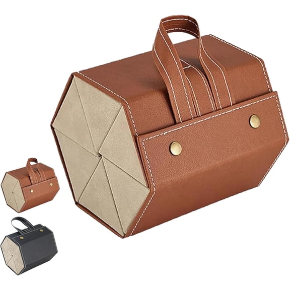 Concerning Multipack Glasses Case, Multiple Glasses Storage Case, Leather Multi-Layer Glasses Box, Foldable Eyeglasses Case