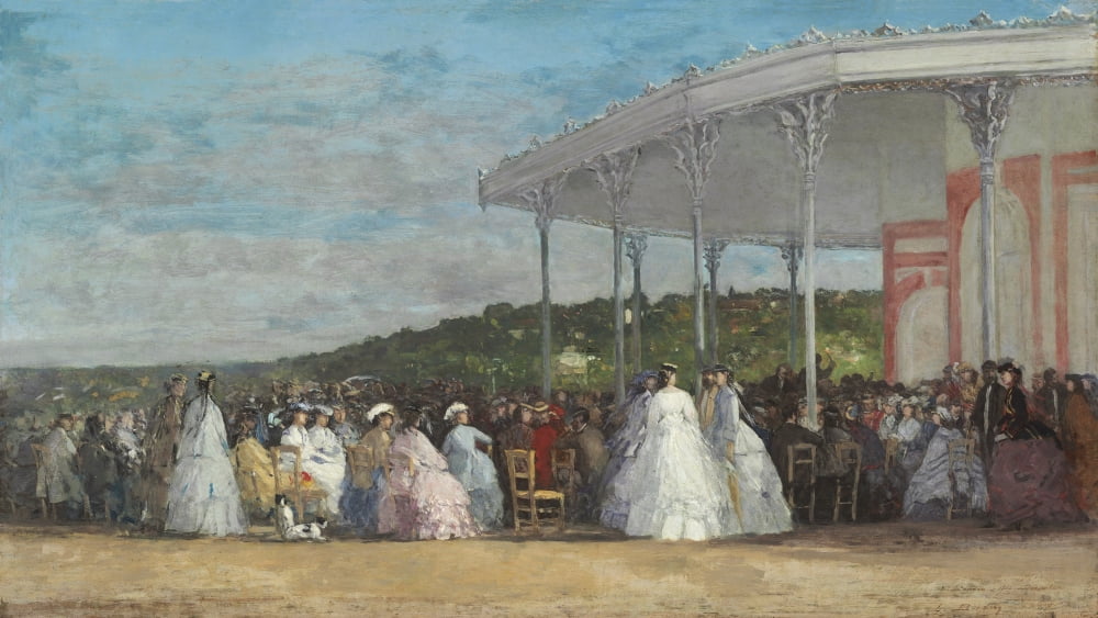 Concert At The Casino Of Deauville Canvas Art - (24 x 18)