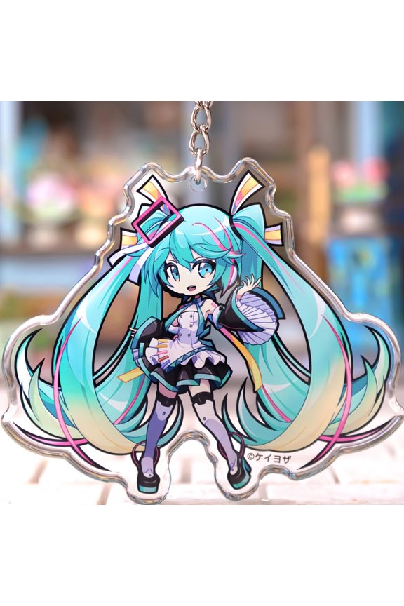 Concert Outfit Idol Girl 3-Inch Rounded Acrylic Keychain