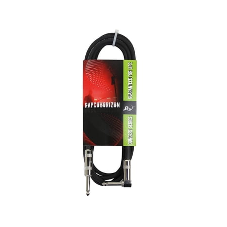 RapcoHorizon Concert Series G4 Instrument Cable 1/4" to Right Angle 1/4" 15ft