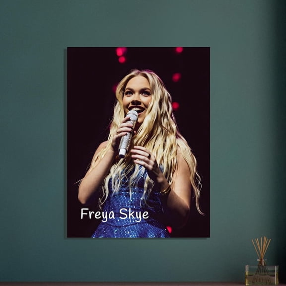 Concert Singer Aesthetic poster Freya Skye Pop Music Feminine Wall Art Decor 12x18 UNFRAMED