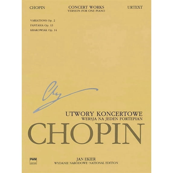Concert Works for Piano and Orchestra: Version for One Piano Chopin National Edition Vol. Xiva, (Paperback)