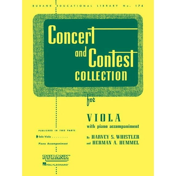 Concert and Contest Collection for Viola: Solo Book Only (Paperback)