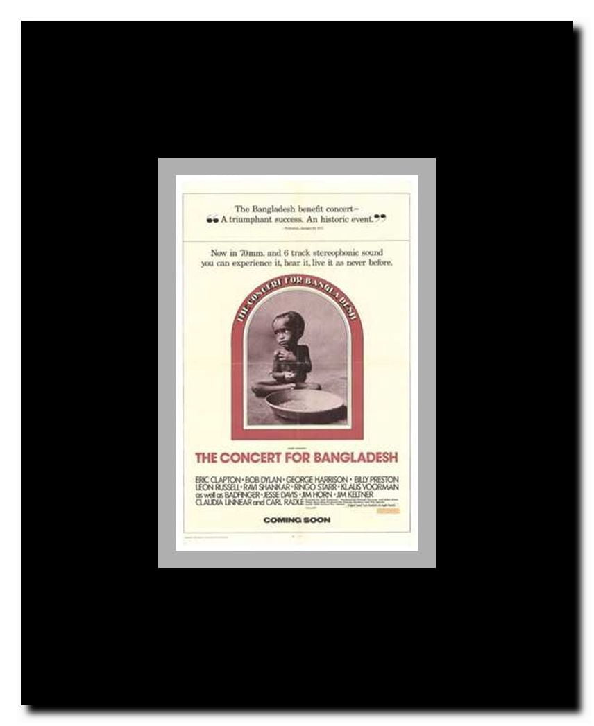 Concert for Bangladesh Framed Movie Poster