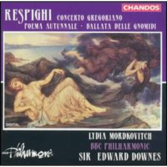 Pre-Owned Respighi: Concerto Gregoriano; Poema Autunnale; Ballata delle Gnomidi (CD 0095115923221) by Lydia Mordkovitch (violin), BBC Philharmonic Orchestra, Edward Downes (conductor)
