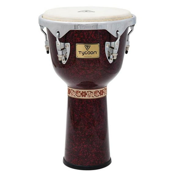 Concerto Series Red Pearl Finish Djembe 12