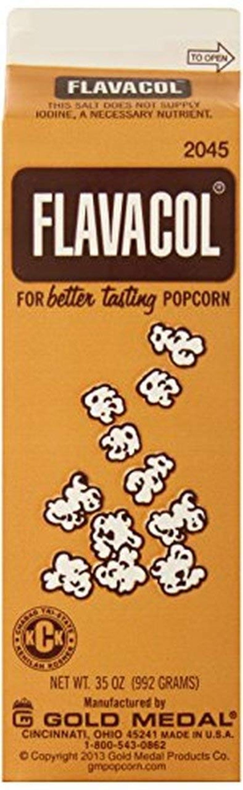 Concession Essentials Flavacol Popcorn Season Salt, 1Ct35Oz Carton