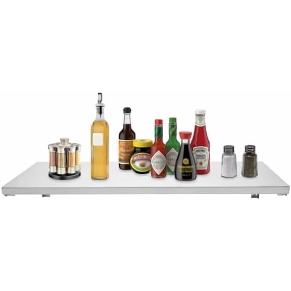 Concession Shelf, 35.4" x12" Stainless Steel Folding Wall Shelf, Drop Down Folding Serving Food Shelf Concession Stand Serving Shelf for Food Truck Trailer Serving Window