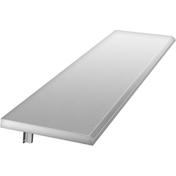 Concession Shelf, Stainless Steel 72L x 12W Drop Down Folding Serving Food Shelf Stand Serving for Concession Window