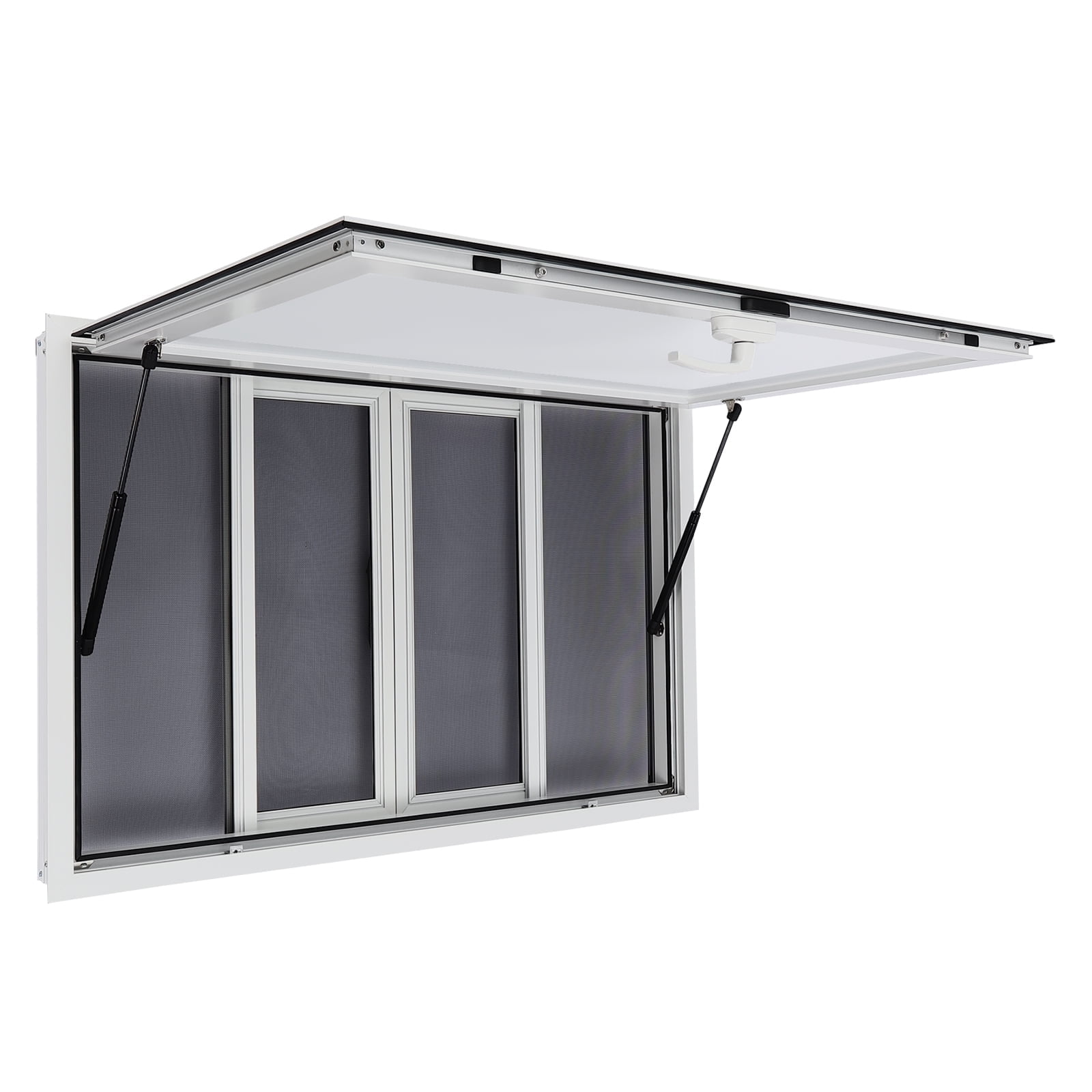 Concession Stand Serving Window with Awning Door, 45x30 inches Food ...