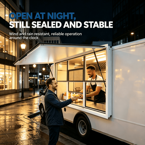 Concession Window 60" x 36", Aluminum Sliding Service Window with Tempered Glass and Steel Mesh, Food Truck Window for Concession Stand and Trailer