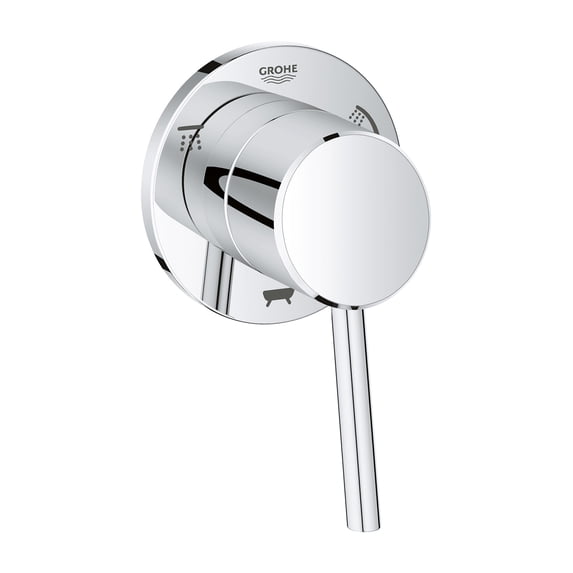 Concetto 1-Handle 3-Way Diverter Valve Only Trim Kit