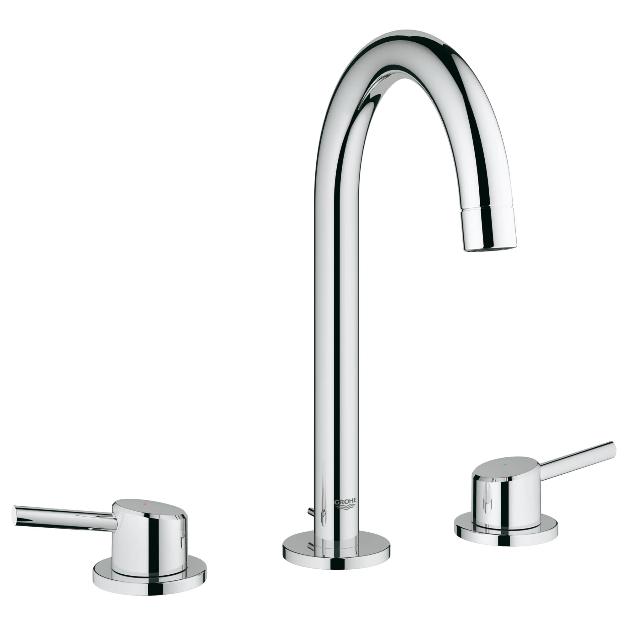 SleekStar Contemporary Brushed Nickel Widespread Bathroom Faucet