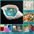 Conch Scented Candle Non Natural Handmade Sea Fragrance Art Wooden