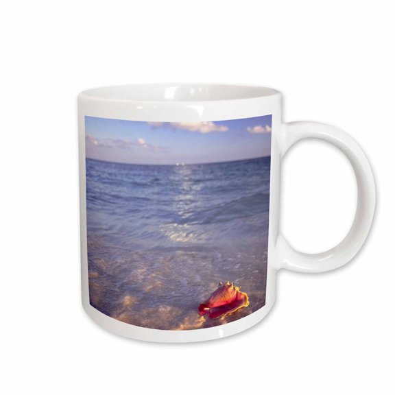 3drose, Conch Shell, Grand Bahama Island, Caribbean-ca05 Jda0000 - Janell Davidson, 15oz Mug