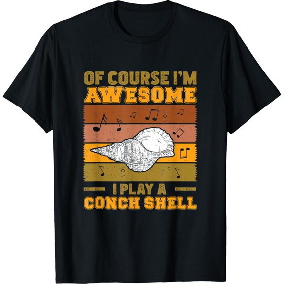 Conch Shell Music Player T-Shirt