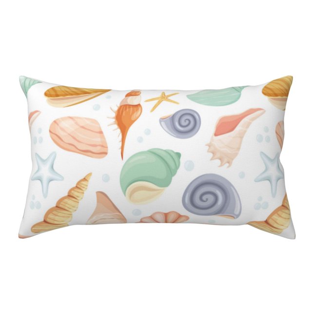 Conch Shells Print No.9054 King Pillow Cases, Soft King Size Pillow