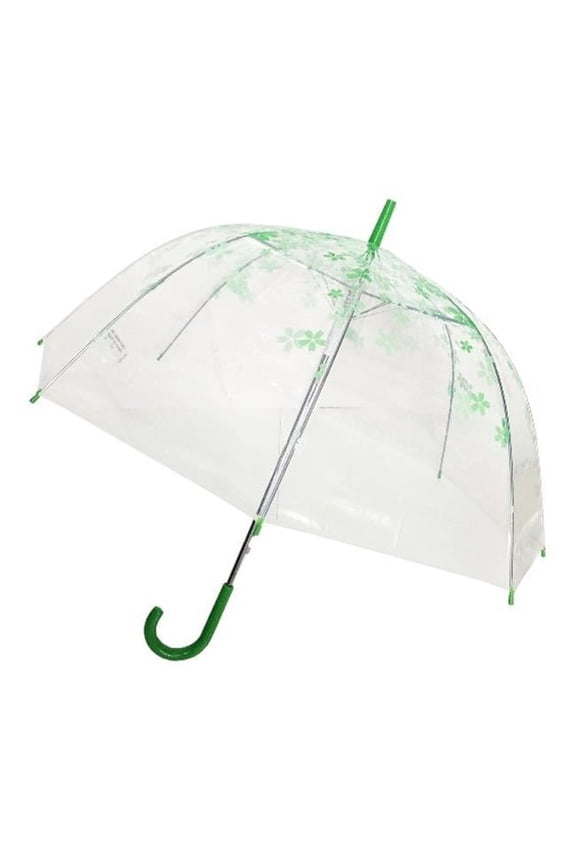 Trim Clear Umbrella, Green