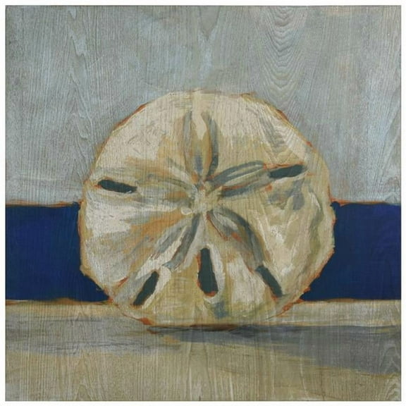 "Conch by the Sea" Fine Giclee Printed Directly on Hand Finished Ash Wood Wall Art