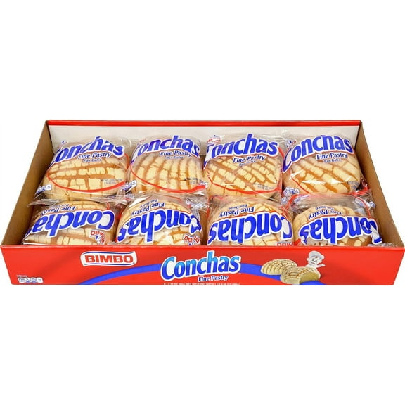 Conchas Panaderia Mexicana Pan de Dulce ( Fine pastry) 16oz, pack of 1