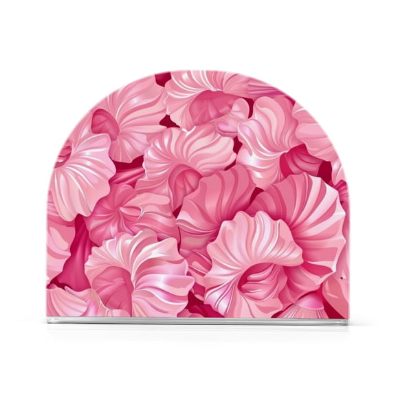 Conches Shells Napkin Holder for Table Clear Napkin Stand Paper Holder Acrylic Organizer Dispenser Napkins for Dinner Kitchen Restaurant Room