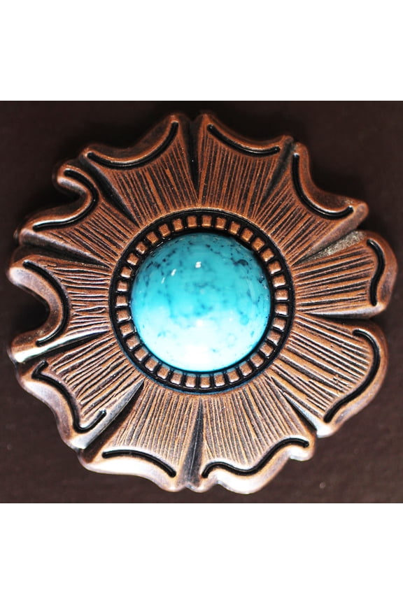 Concho 4 Conchos Rhinestone Horse Saddle Western Bridle Co240B