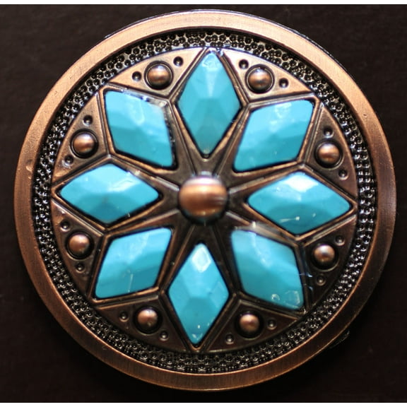 Concho 4 Conchos Rhinestone Horse Saddle Western Bridle Co249B