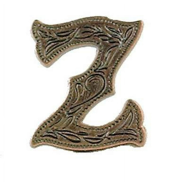 爆買いしたい Concho 3/4 Plated Copper Antique Z Letter Alphabet テープ・マスキングテープ