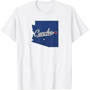 Concho Arizona AZ Map T-Shirt