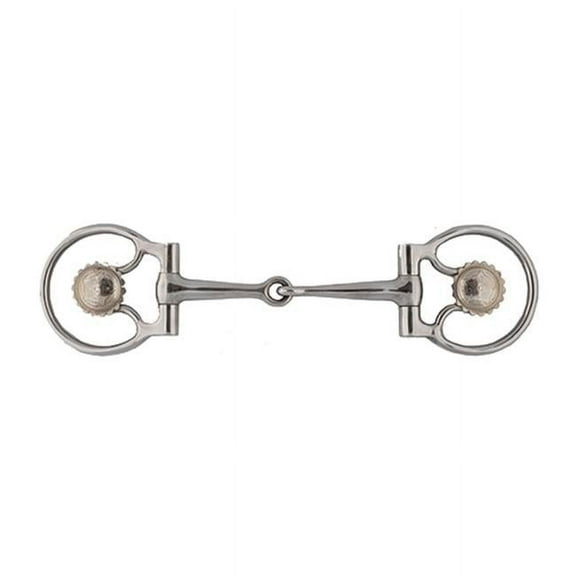 Concho Dee Ring Snaffle Bit