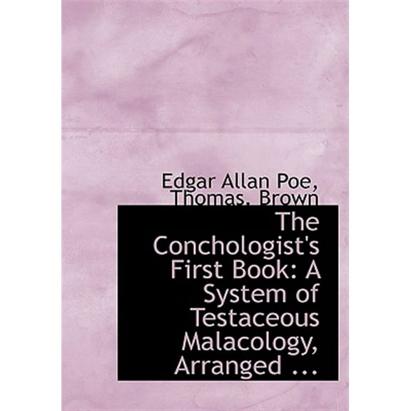 Conchologists First Book A System Of Tes