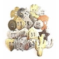 thumbnail image 1 of Conchos Grab Bag! Western Styles, Mixed Shapes and Sizes, Slotted; 100 Pieces, 1 of 3