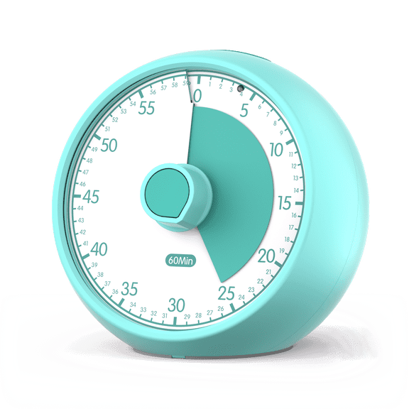 Conchstar Visual Timer, Analog, 60-Minute, Kids Desk Timer