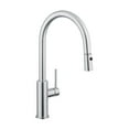 thumbnail image 1 of Concinnity Faucets 522005-PST Swivel- Pull-Down- Single Side Lever Hole Kitchen Set - Polished Stainless Steel, 1 of 1
