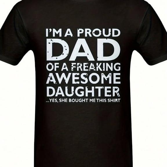 Concise Style Fathers Day Gifts Grandpa Shirt Daddy T-Shirt Dads Gift From Daughter And Son Husband Festival Gifts