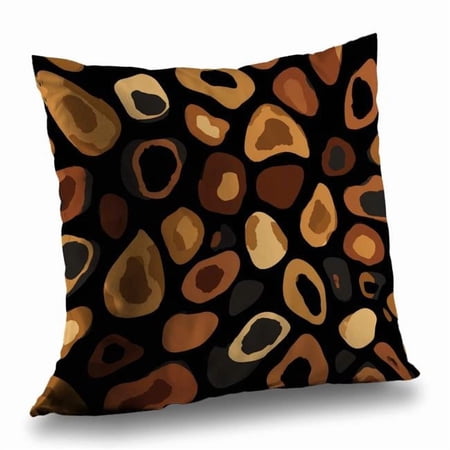 Concius Sales C1PC1818CN5LZ2 18 x 18 in. Wild Earth Spots Poly Twill Throw - Cozy Home Decor