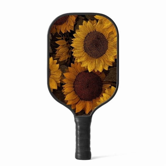 Concius Sales C2PCKPRO2MYZP6 8 x 16 in. Golden Glow Blooms Pro Pickleball Paddle Set - Sport Gear