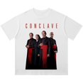 thumbnail image 1 of Conclave Movie T-Shirt Crewneck Cotton Tee Women Men Casual Short Sleeve Fashion Clothes, 1 of 3