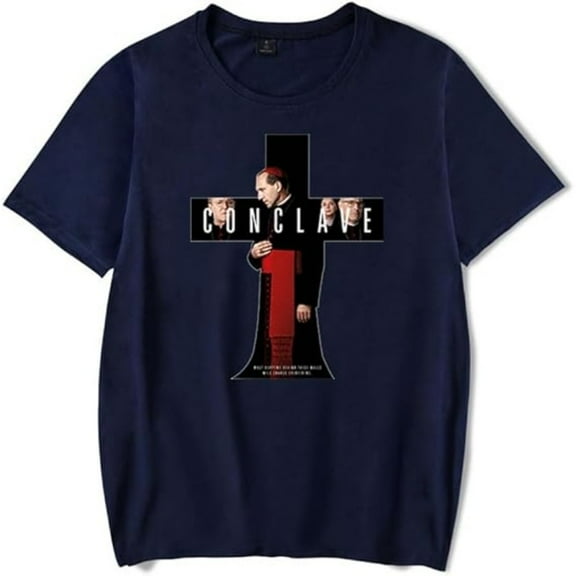 Conclave Movie T-Shirt Women Men Casual Crewneck Short Sleeve Fashion Tee