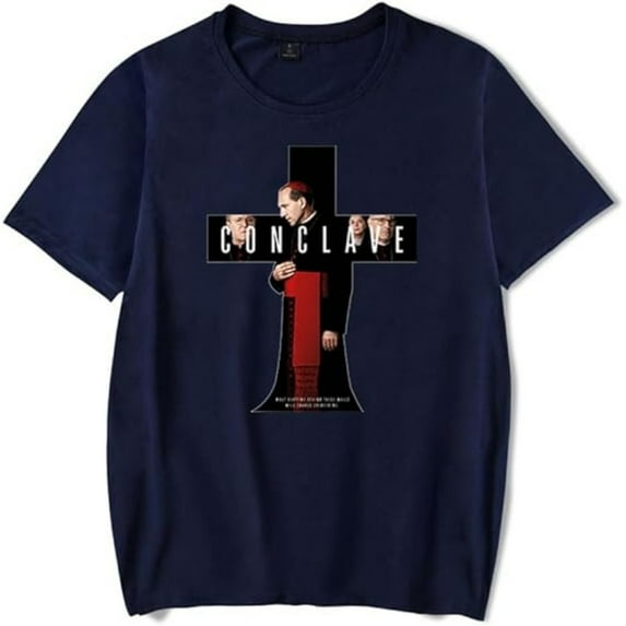 Conclave Movie T-Shirt Women Men Casual Crewneck Short Sleeve Fashion Tee