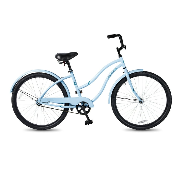 Concord Pacifica Cruiser Bike 26 Wheels Adult Riders 5 2 5 10 Light Blue Walmart