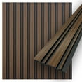 thumbnail image 1 of Concord Panels | Faux Wood Slat - Old Oak | Waterproof Slat Panel | 94.5” x 4.8” Each | Wood Wall Panels for Interior Decor CO810-26 (Pack of 6 - 18.9 sqft), 1 of 5