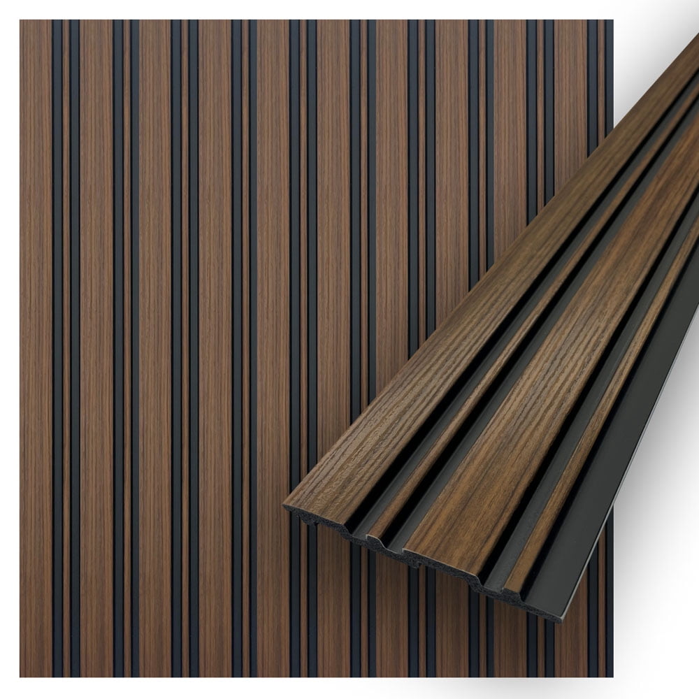 Concord 3D Wall Panels | Faux Wood Planks for Walls - Old Maple | Waterproof Slat Panel | 94.5” x 4.8” Each | 18.9 sqft. | Wood Panel for Wall CO810-26 (Pack of 6)