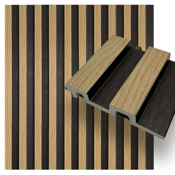 Concord 3D Wall Panels | Sample - Pickled Oak | 4” x 4” | Waterproof Paneling | CO100-109